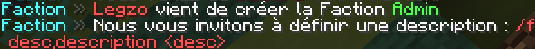 Créer sa faction